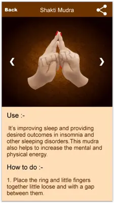 Mudras android App screenshot 3