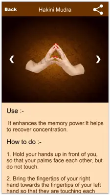 Mudras android App screenshot 4