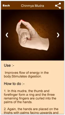 Mudras android App screenshot 5