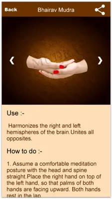 Mudras android App screenshot 6